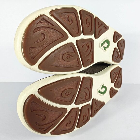 Olukai Nohea Mesh Mustang Green Men’s Slip On Shoes Size 10 M Casual Comfort - Picture 14 of 16